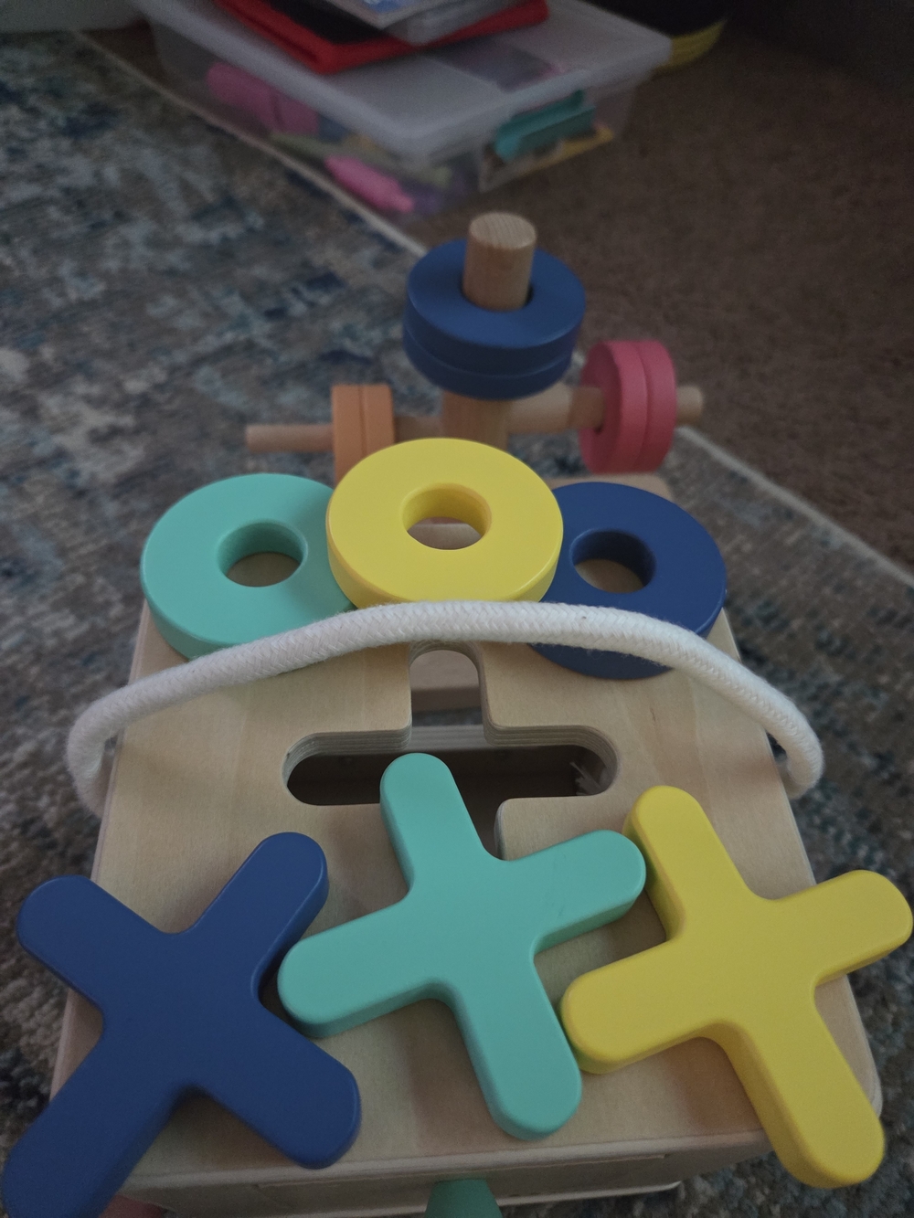 Kiwi Co. Lock Box With Shapes And Ring Tower!